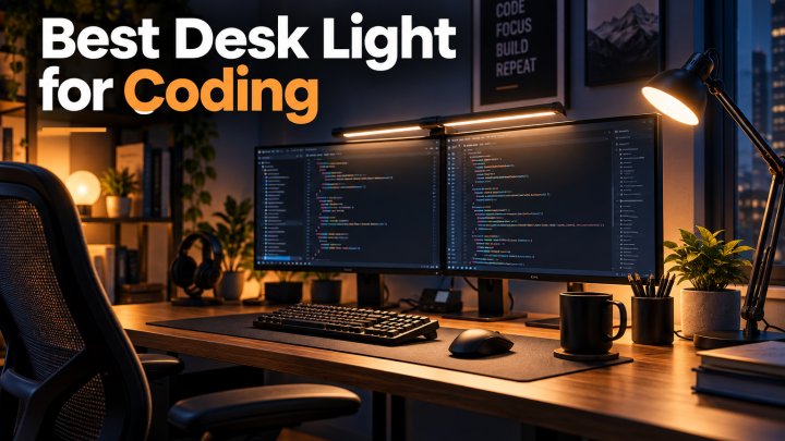 Best Desk Light for Coding comparison in a modern developer workstation