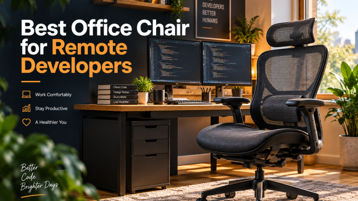Best Office Chair for Remote Developers comparison in a modern developer workstation